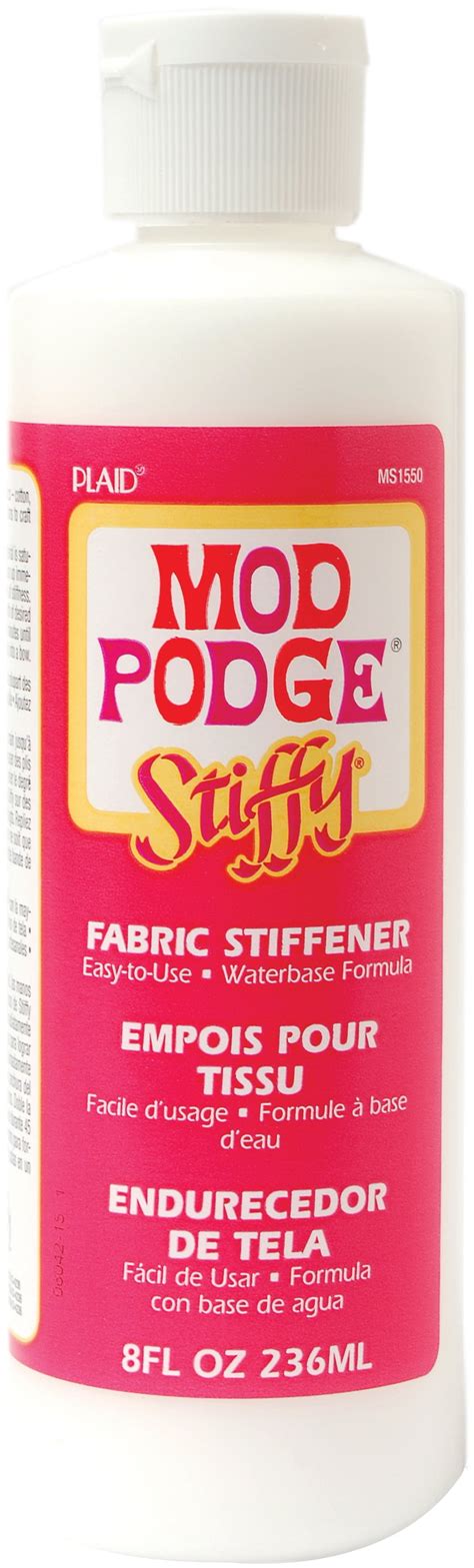 mod podge stiffy fabric stiffener